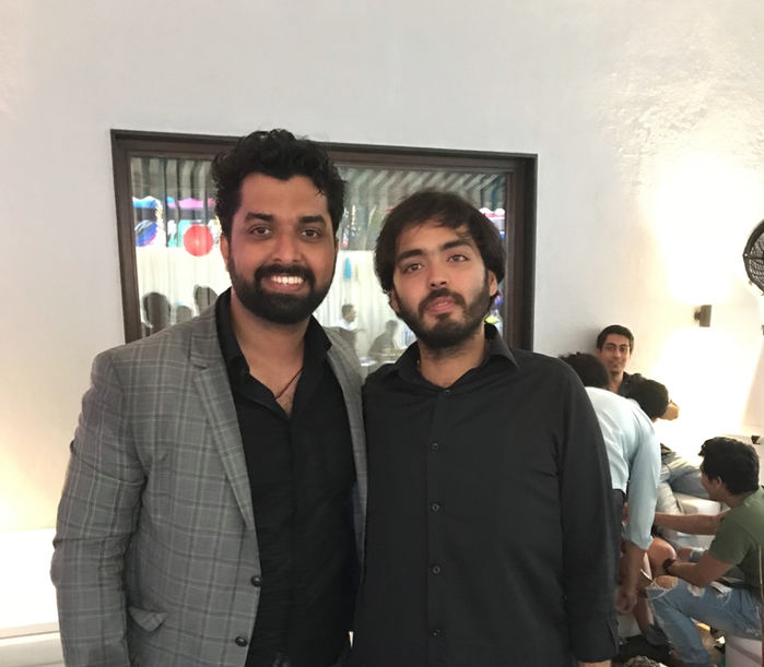 Aakarsh with Anant Ambani